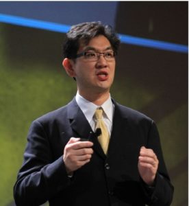 Doctor speaking at conference